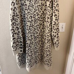 NWT - Plus Size Leopard Print Soft Knit Dress – Size 2X